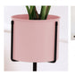 Tripod Flower Pot Plant Stand 2X 80cm with Pink Flowerpot Holder Rack Indoor Display