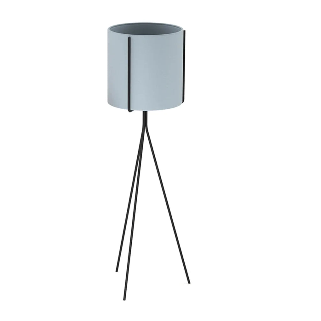 Tripod Flower Pot Plant Stand 80cm with White Flowerpot Holder Rack Indoor Display