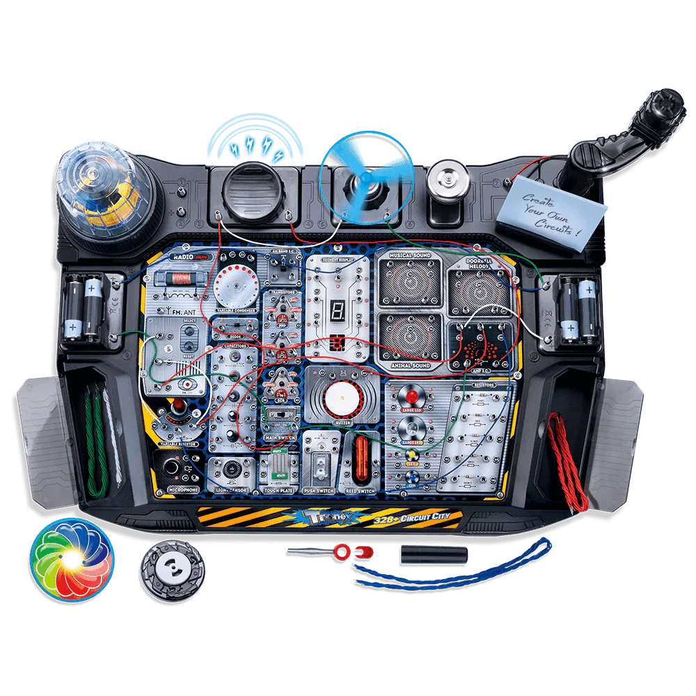 Tronex 328+ Circuit City STEM Kit Toy for Kids Educational