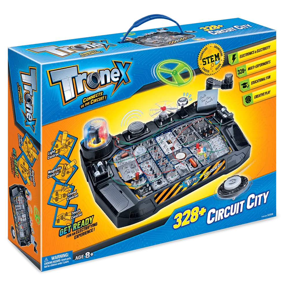 Tronex 328+ Circuit City STEM Kit Toy for Kids Educational