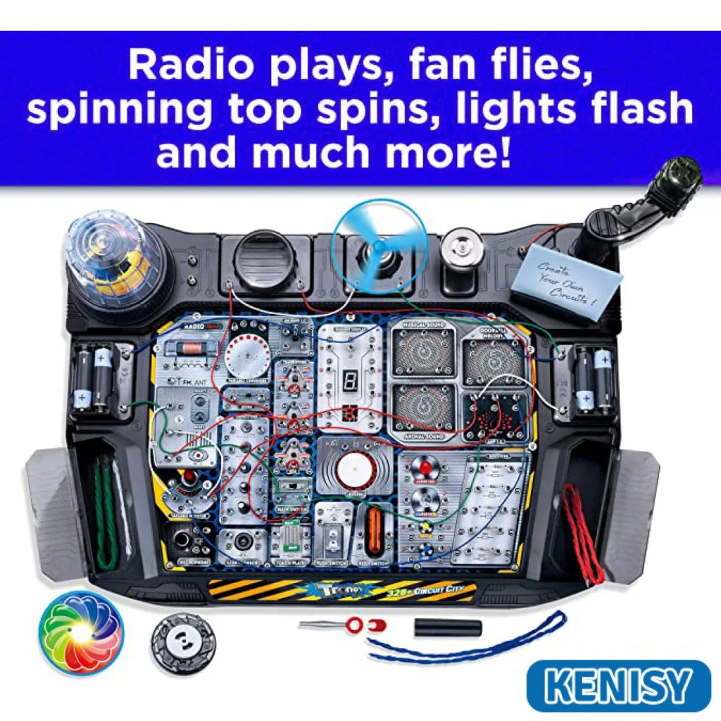 Tronex 328+ Circuit City STEM Kit Toy for Kids Educational