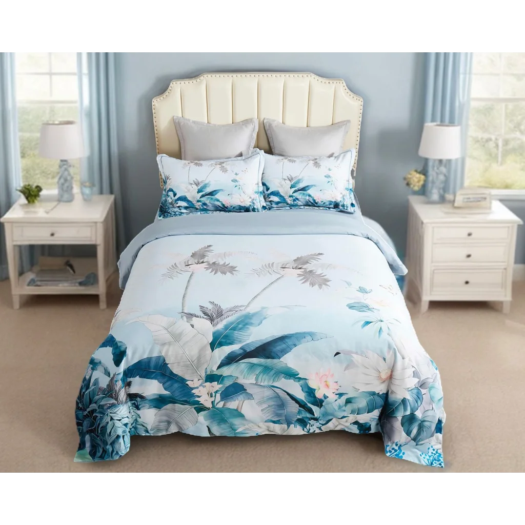 Tropical Quilt Cover Set - King Size - Home & Garden