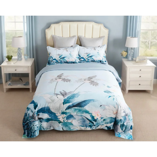 Tropical Quilt Cover Set - King Size - Home & Garden