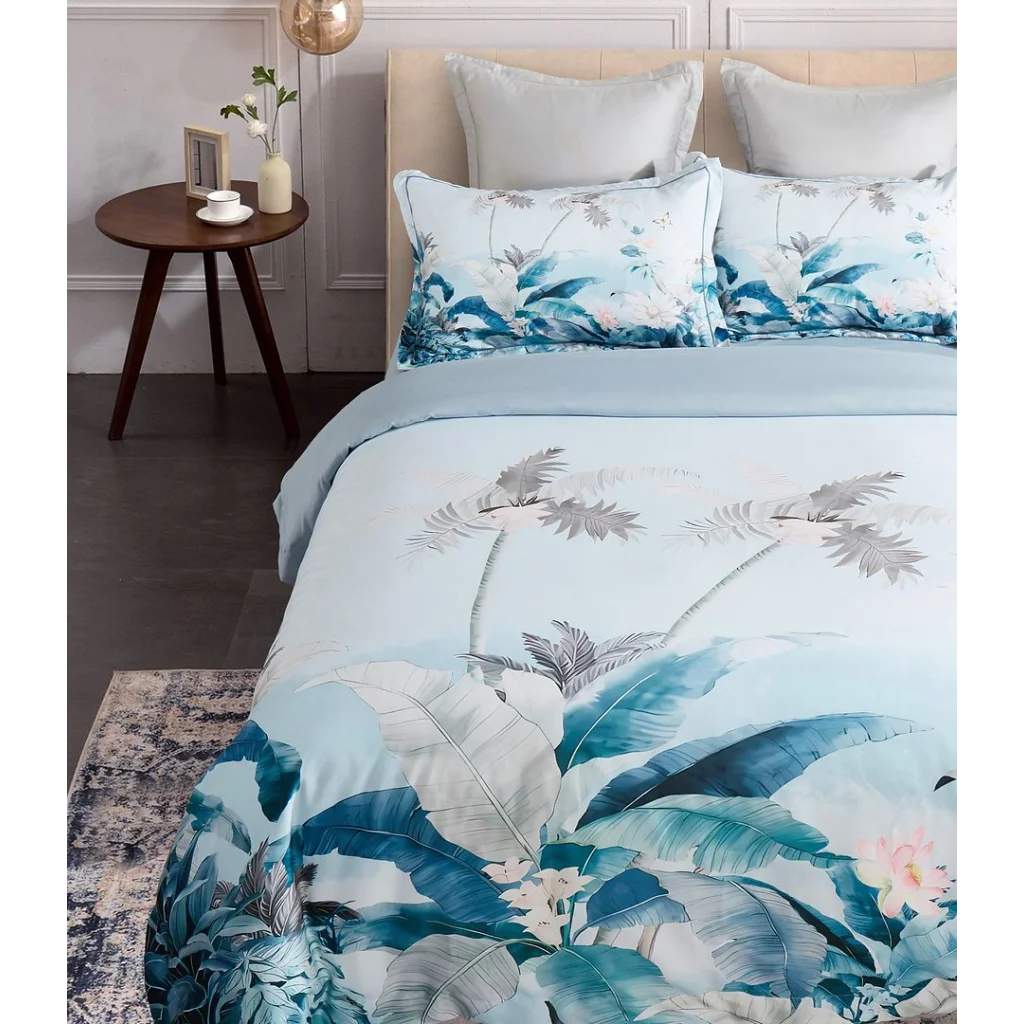 Tropical Quilt Cover Set - Queen Size - Home & Garden
