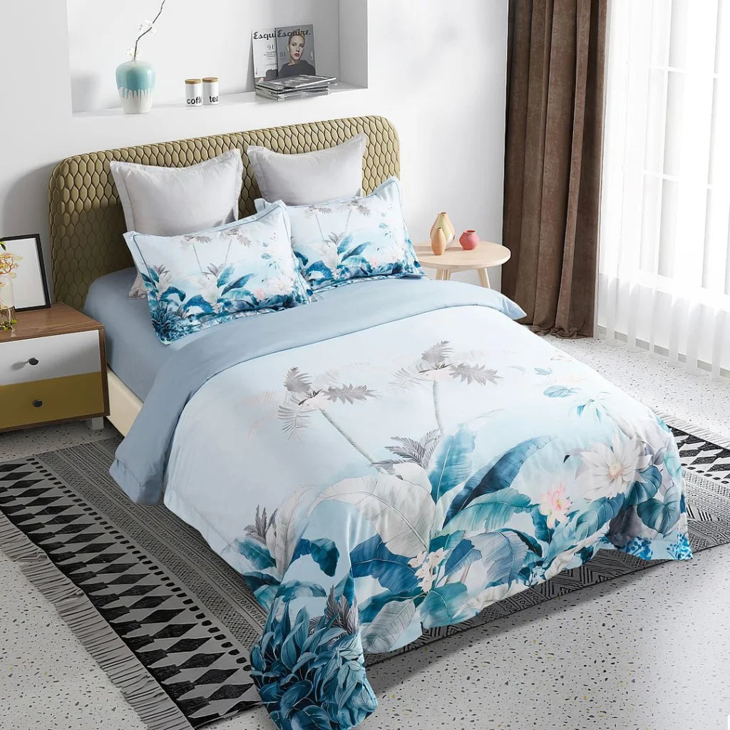 Tropical Quilt Cover Set - Queen Size - Home & Garden