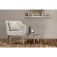 Tub lounge armchair with living room