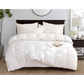 Tufted Diamond Jacquard Duvet Quilt Cover Set King Size