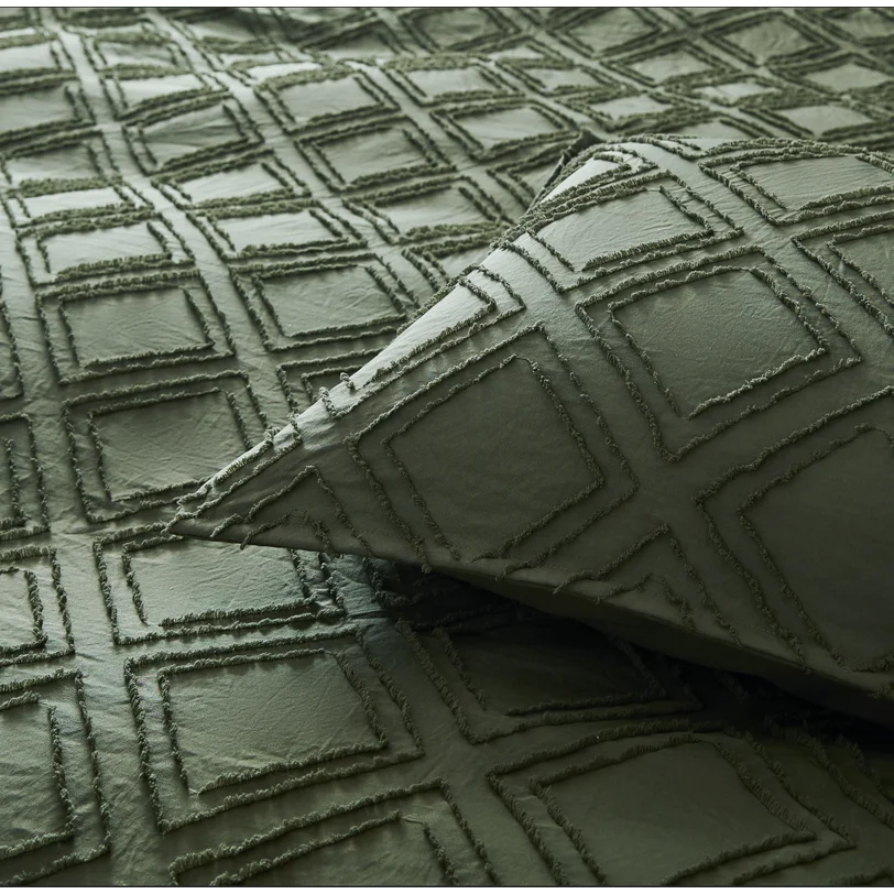 Tufted Microfibre Super Soft Standard Pillowcases - Twin