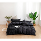 Tufted Textured Jacquard Duvet Quilt Cover Set Super King