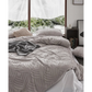 Tufted Ultra Soft Microfiber Quilt Cover Set - Queen Beige