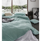 Tufted Ultra Soft Microfiber Quilt Cover Set - Queen Sage