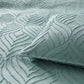Tufted Ultra Soft Microfiber Quilt Cover Set - Queen Sage