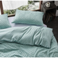 Tufted Ultra Soft Microfiber Quilt Cover Set - Queen Sage
