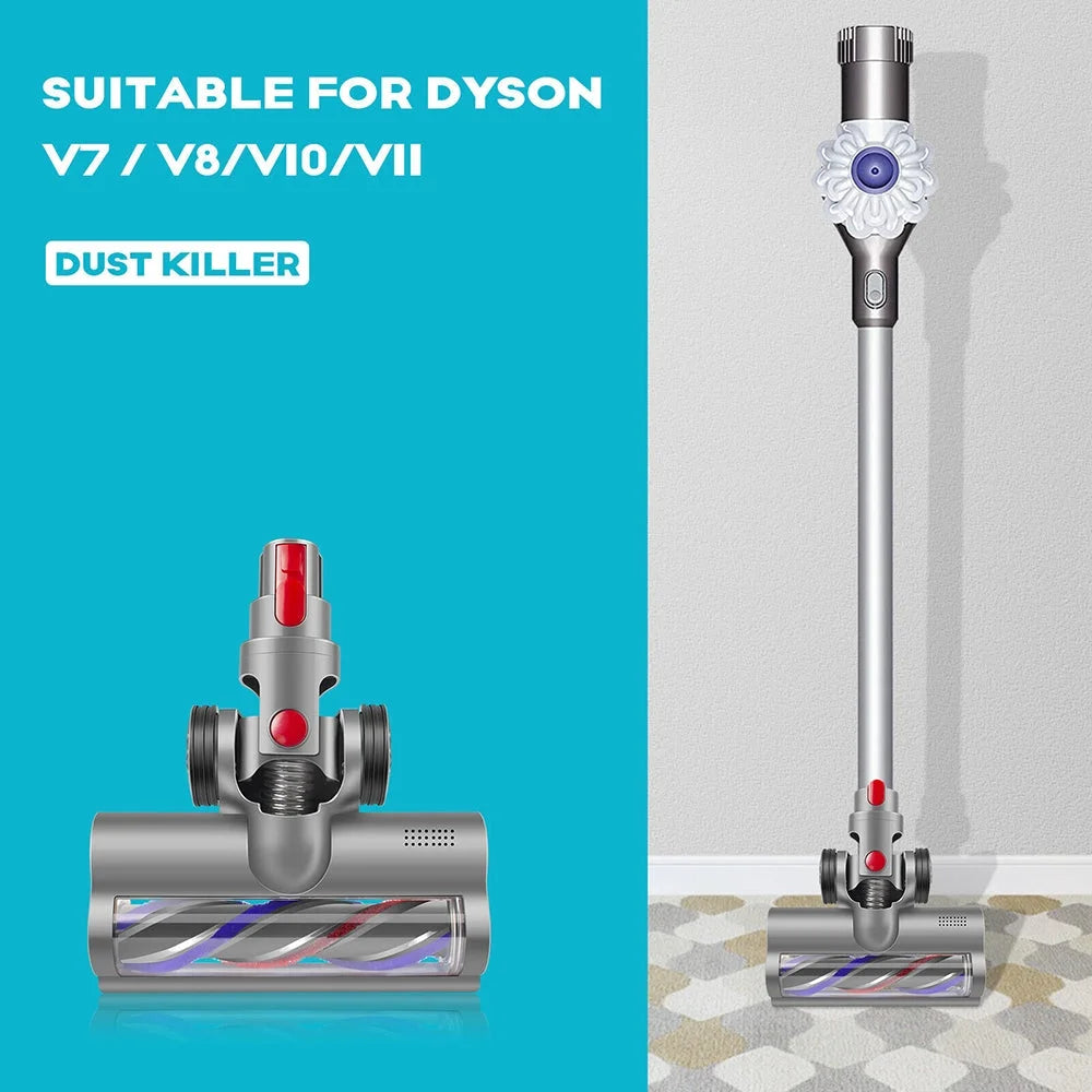 Turbo Brush Roller Head Floor Carpet Head LED for Dyson V7