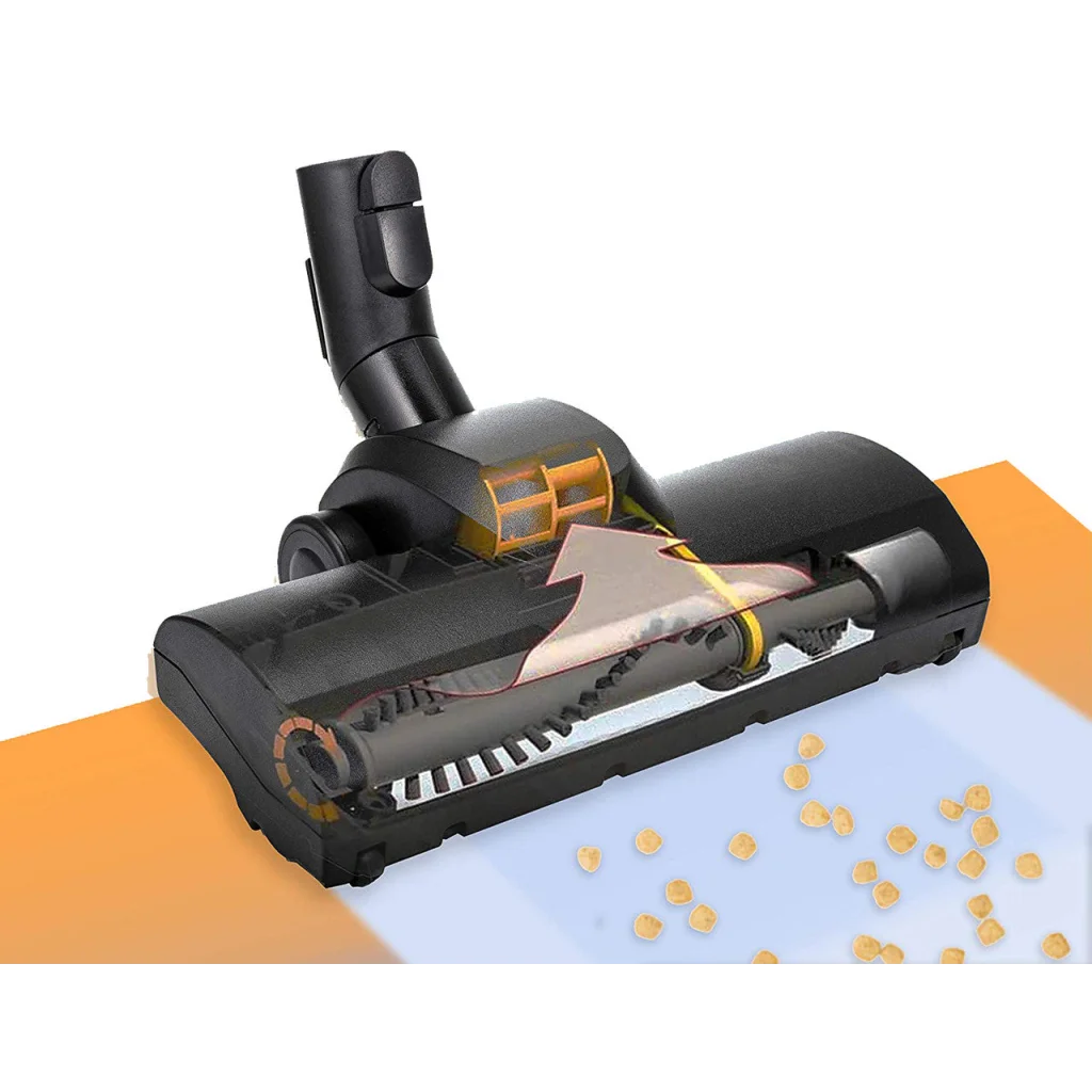 Turbo head miele with front controls and casing details