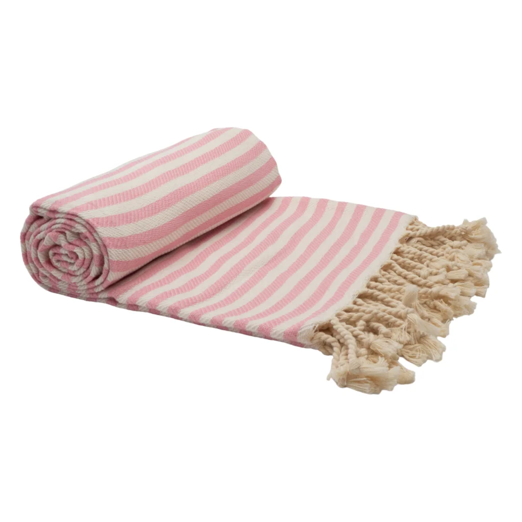 Turkish Cotton Towel PORTSEA - Blush - Home & Garden