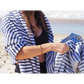Turkish Cotton Towel Portsea Denim - Home & Garden