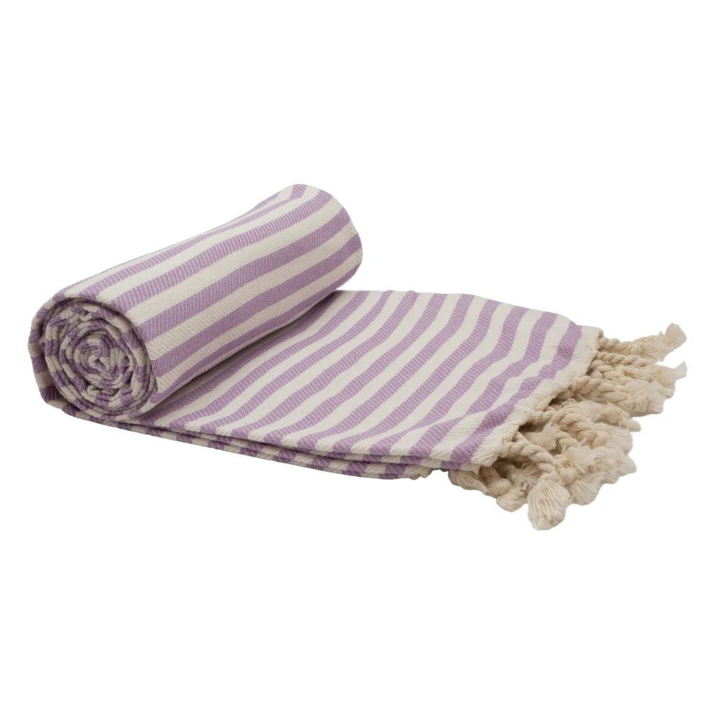 Turkish Cotton Towel Portsea Lilac - Home & Garden