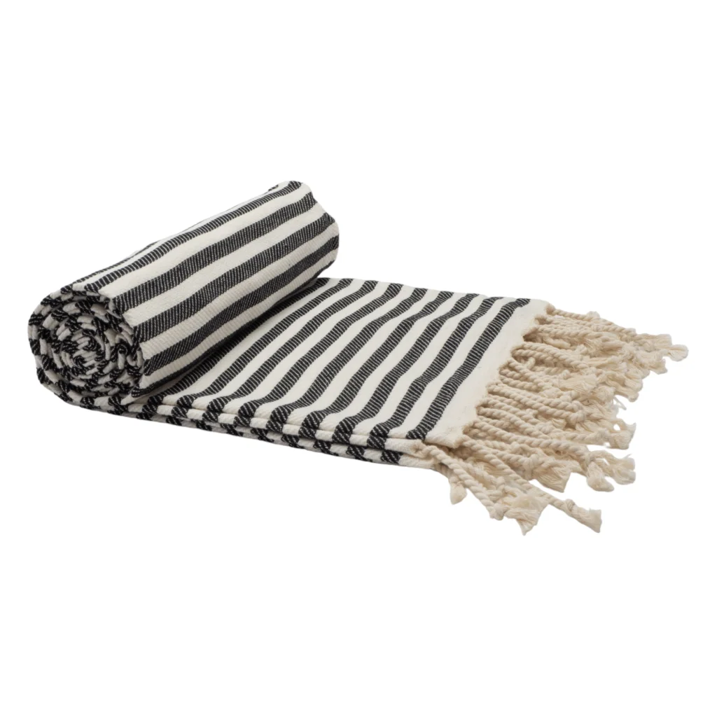 Turkish Cotton Towel Portsea Midnight - Home & Garden