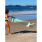 Turkish Cotton Towel Portsea Mint - Outdoor Recreation
