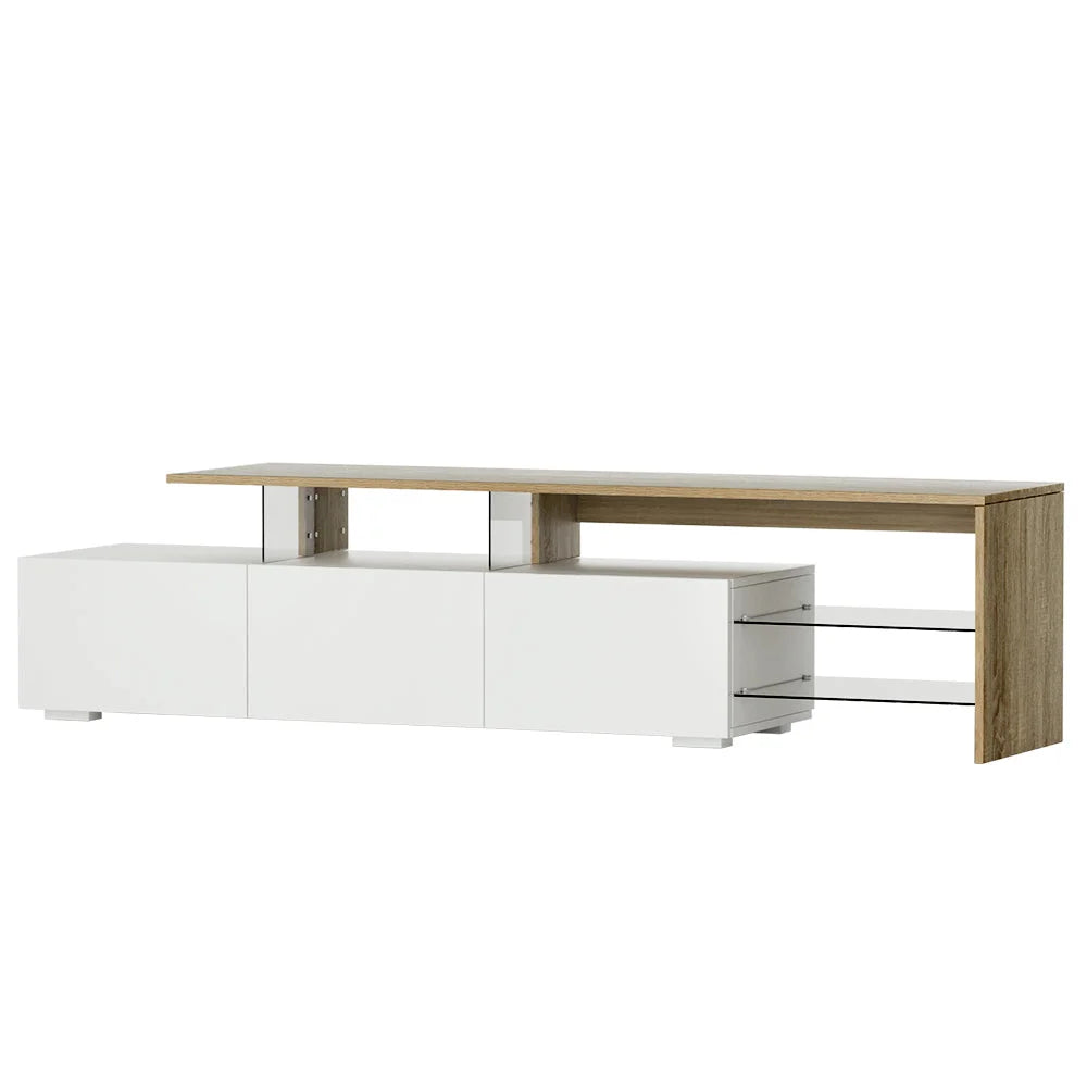 TV Cabinet Entertainment Unit 180CM Wood - White James
