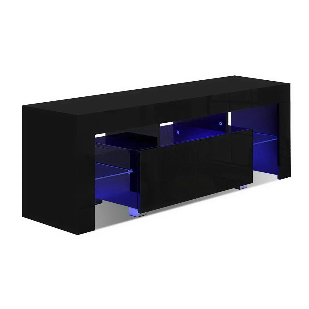 TV Cabinet Entertainment Unit Stand LED Gloss Furniture