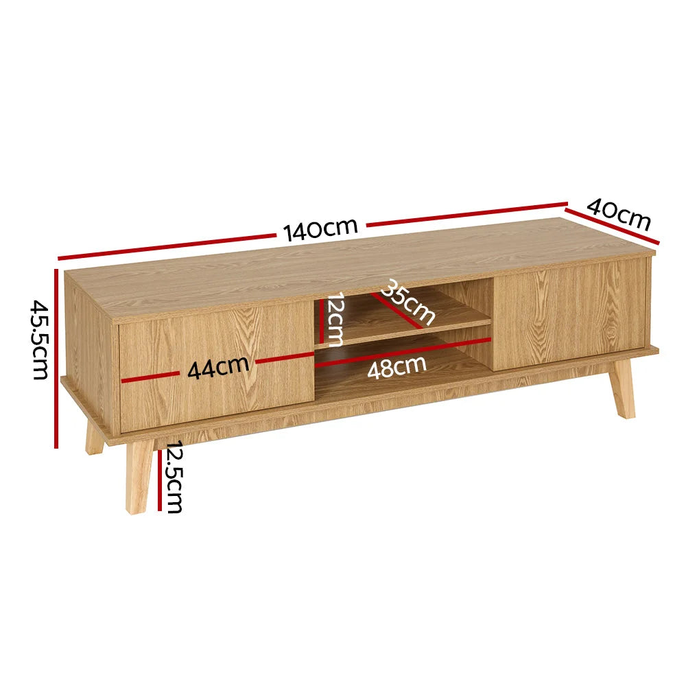 Storage cabinet with tv entertainment unit stand shelves