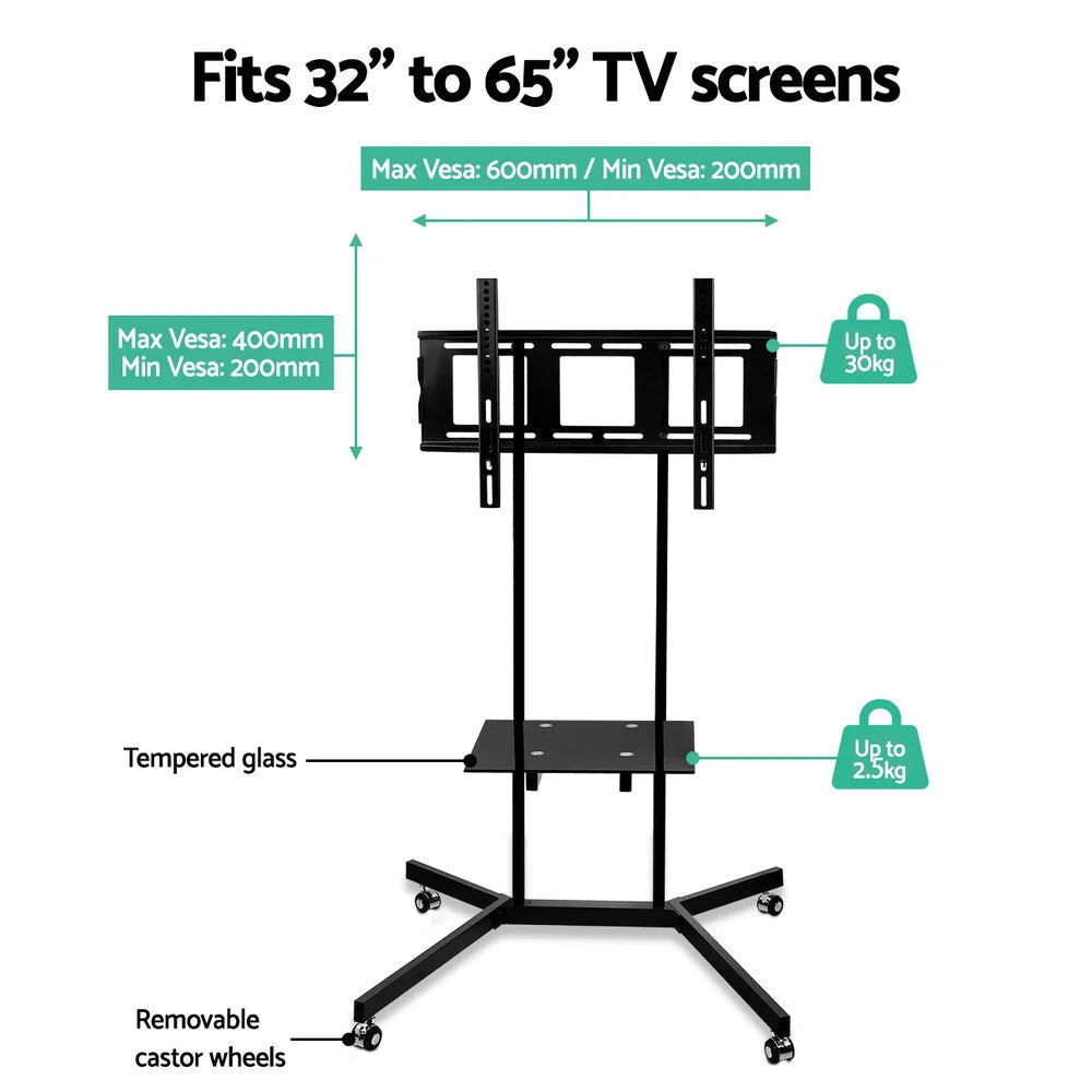 TV Mount on Stand - Black - TV Acessories