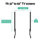 TV stand with upright supports and shelf tiers