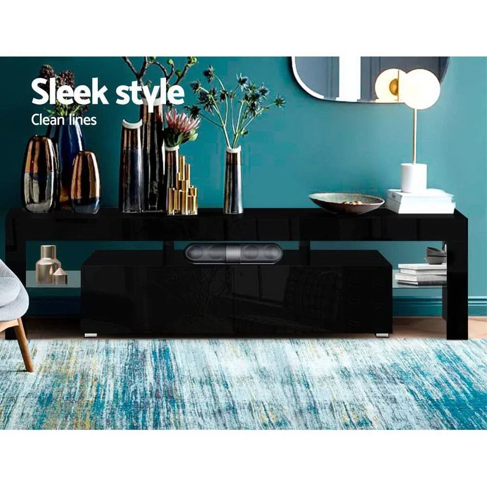 TV Stand 189cm RGB LED Cabinet Entertainment Unit Gloss