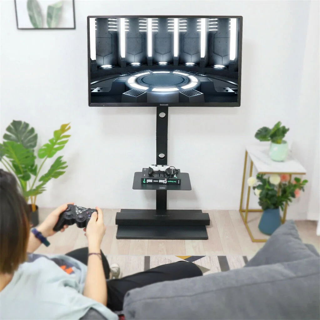 TV Stand Base Swivel Mount 32-65 inch Adjustable Height