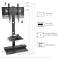 TV Stand Base Swivel Mount 32-65 inch Adjustable Height