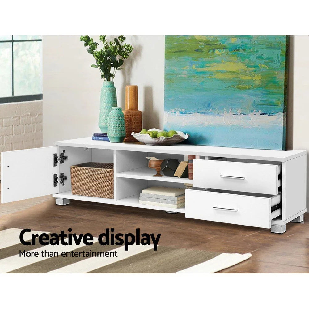 TV Stand Entertainment Unit Storage Cabinet Drawers Shelf