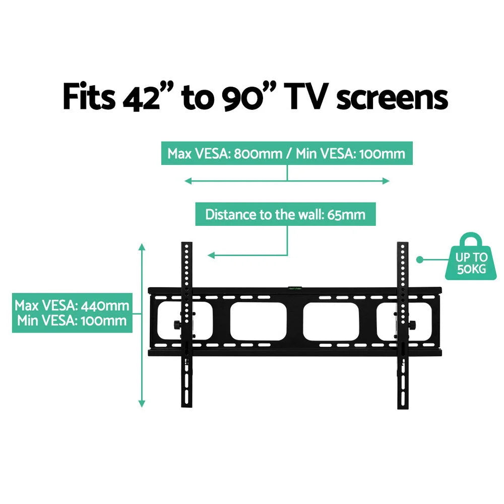 TV wall mount with attachment points and product body