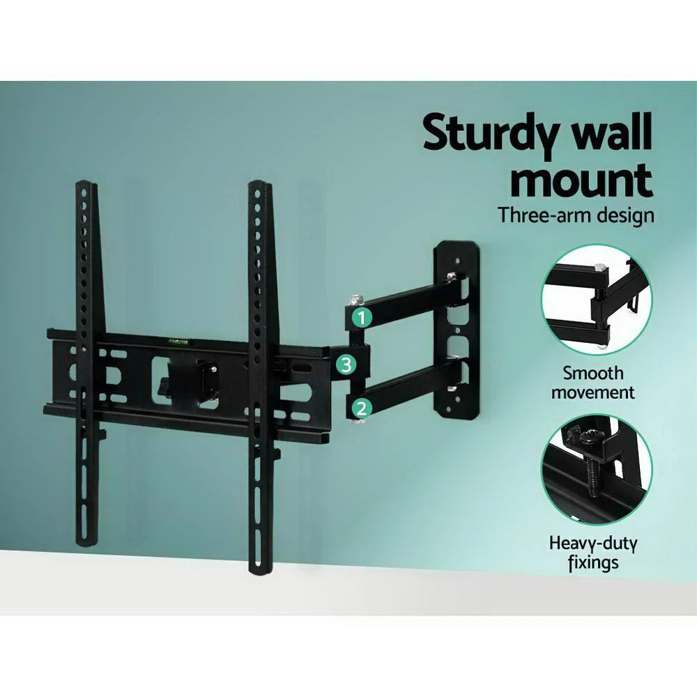 TV Wall Mount Bracket Tilt Swivel Full Motion Flat Slim LED