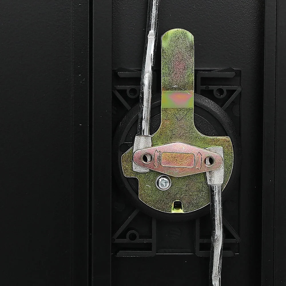 Two-Door Metal Short Cabinet Shelf Storage for Home Office