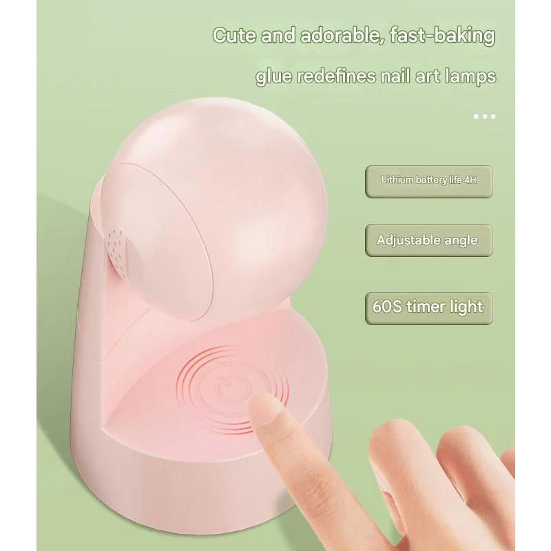 Two Mini Portable UV/LED Nail Lamp - Fast Curing Adjustable