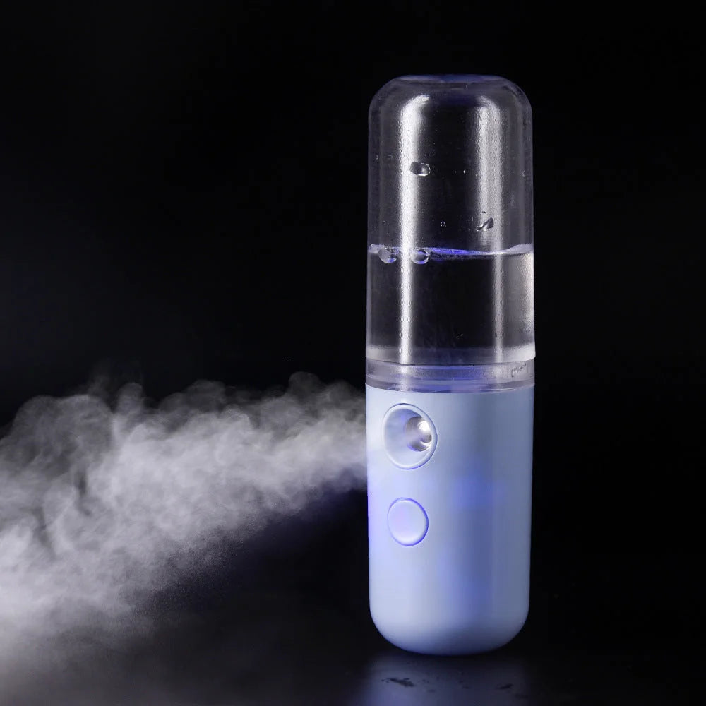 Two Portable Nano Facial Sprayer - 50ml USB Rechargeable