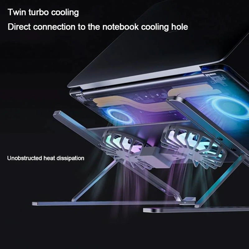 Type C Cooling Fan For P11F Notebook With Aluminum Alloy And Gray Cable-1915197968122777605
