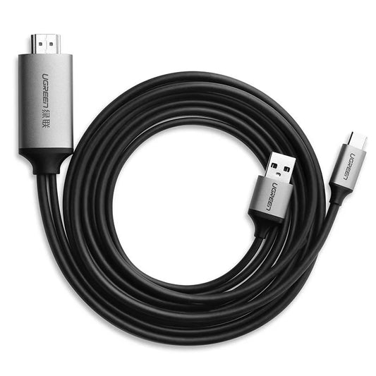 Type C to HDMI Cable with USB Power - 1.5M (50544) - USB