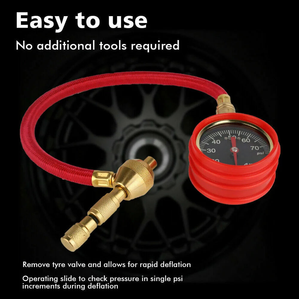 Tyre Deflator Tire Air Deflators Rapid with Pressure Gauge