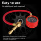 Tyre Deflators Automatic 4WD Pressure Gauge Set of 4 - Brass