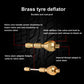 Tyre Deflators Automatic 4WD Pressure Gauge Set of 4 - Brass