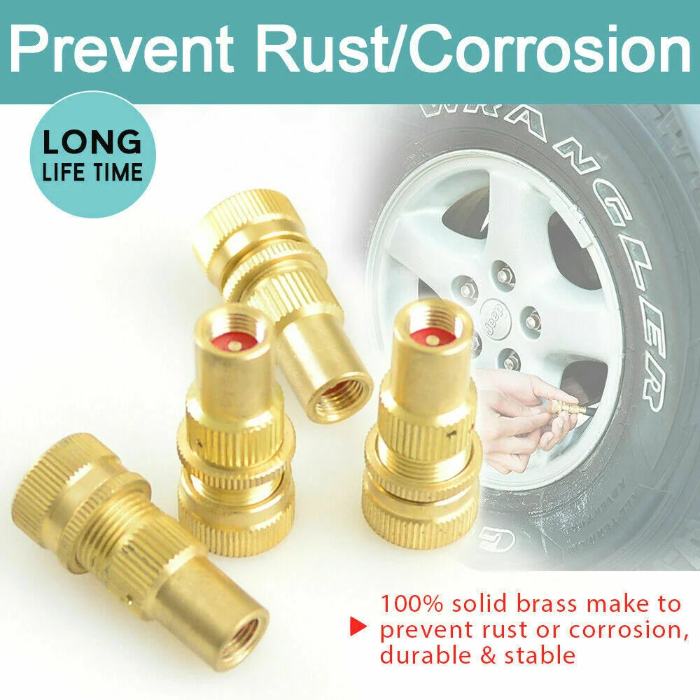 Tyre Deflators Brass Air Deflator 0-60 PSI Tire Valve Core