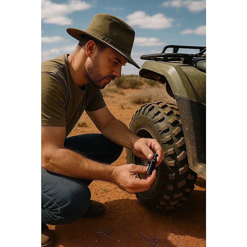 Tyre Deflators x4 Air Deflator Tire Valve Core Tool 10-30