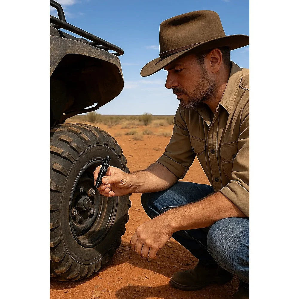 Tyre Deflators x4 Air Deflator Tire Valve Core Tool 10-30