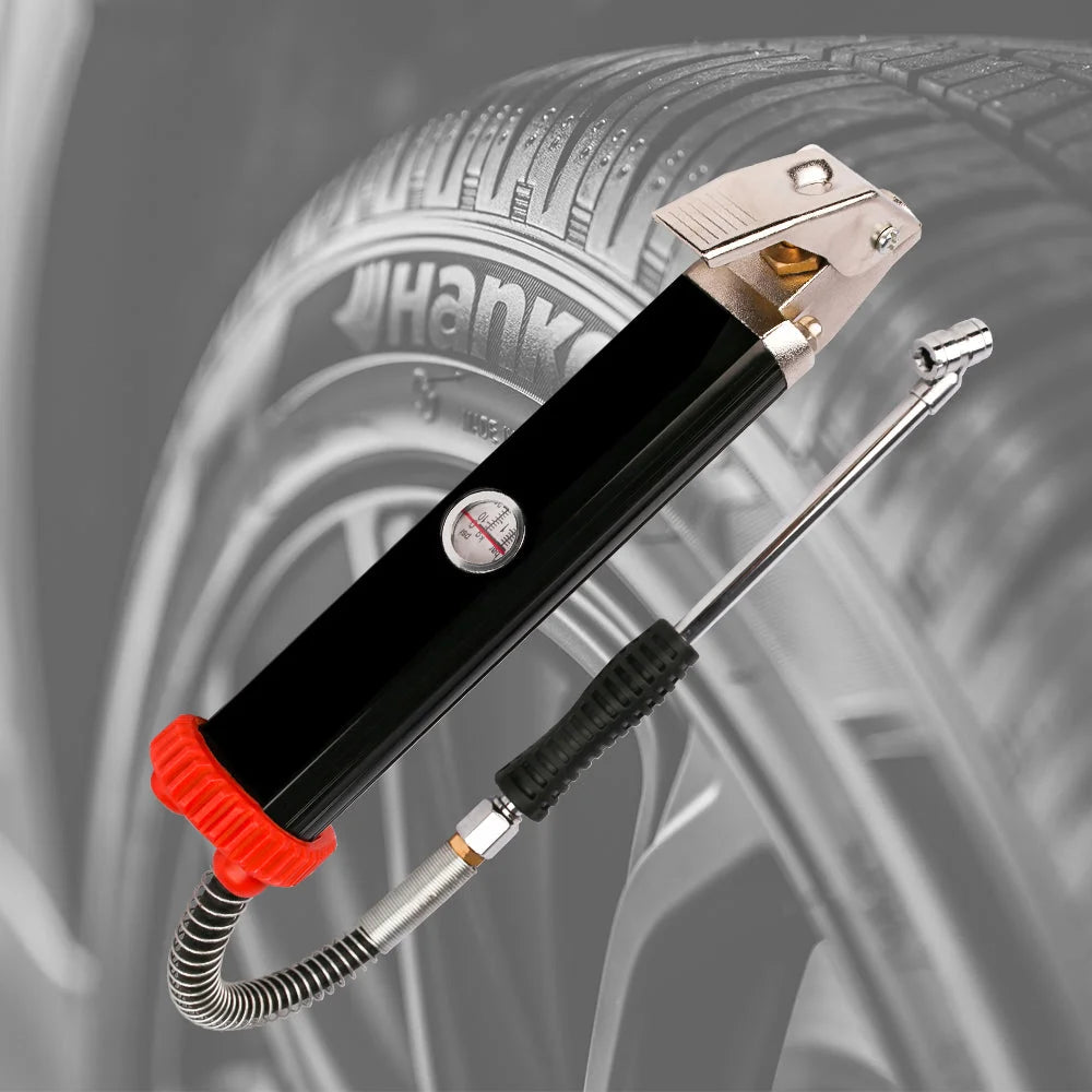 Tyre Inflator with Pressure Gauge Heavy Duty Aluminium