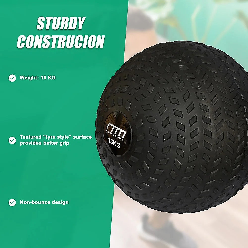 Tyre Thread Slam Ball Medicine Ball for Gym Fitness - 15KG