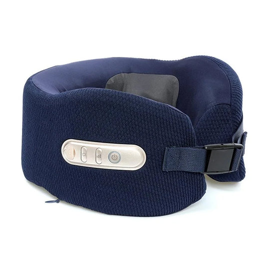 U-Shape Neck Massager With Hot Compress Navy - Health &