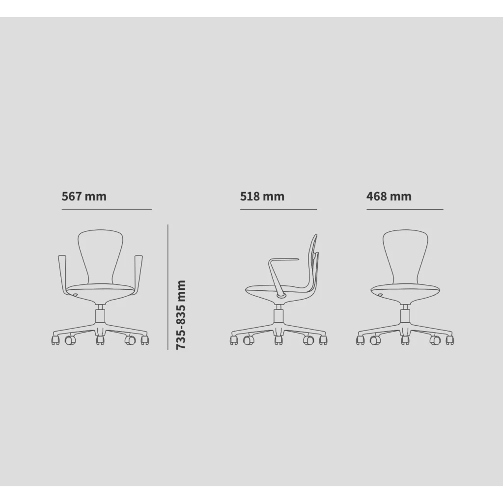 UFOU Joyin Tail Designer Ergonomic Chair - Flamingo